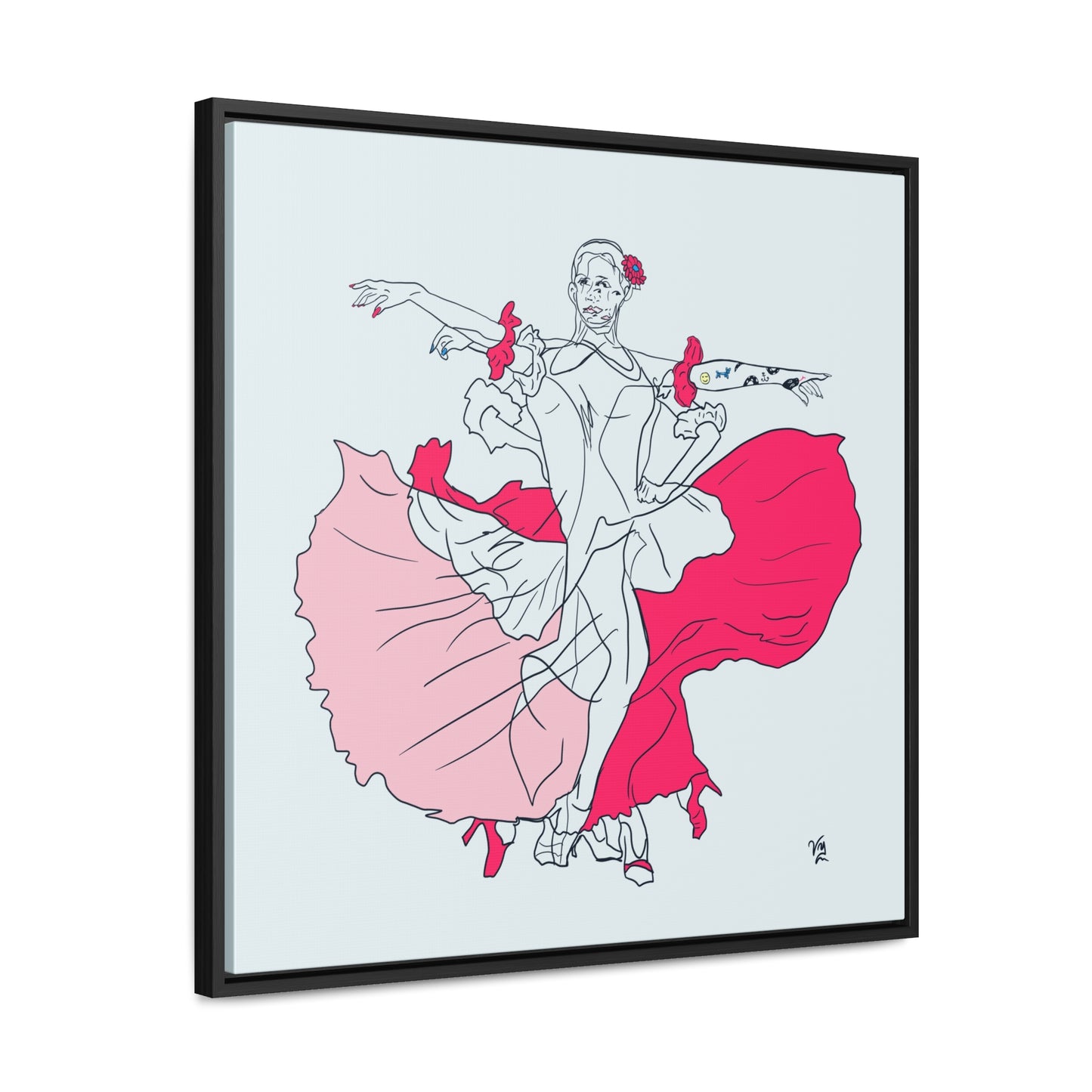 Movement in red