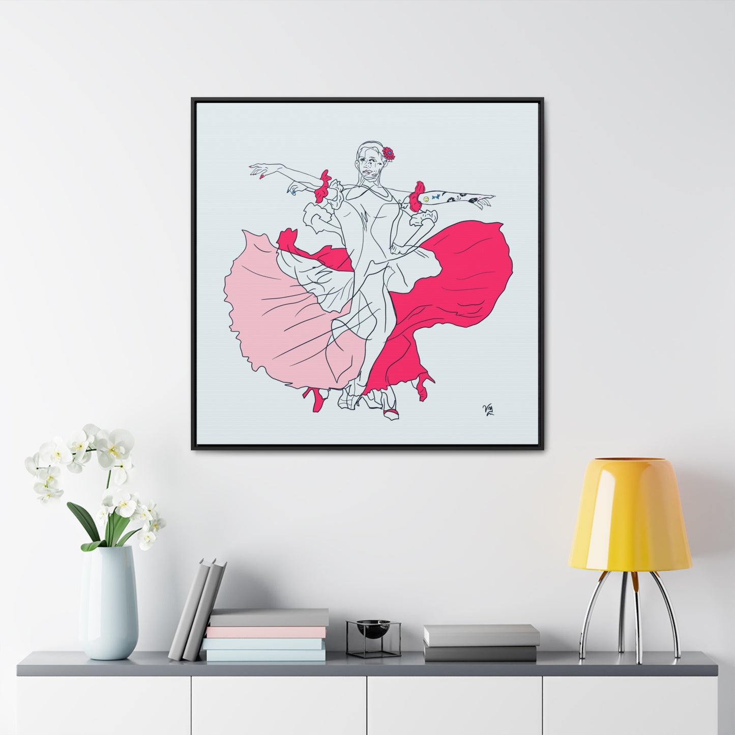 Movement in red